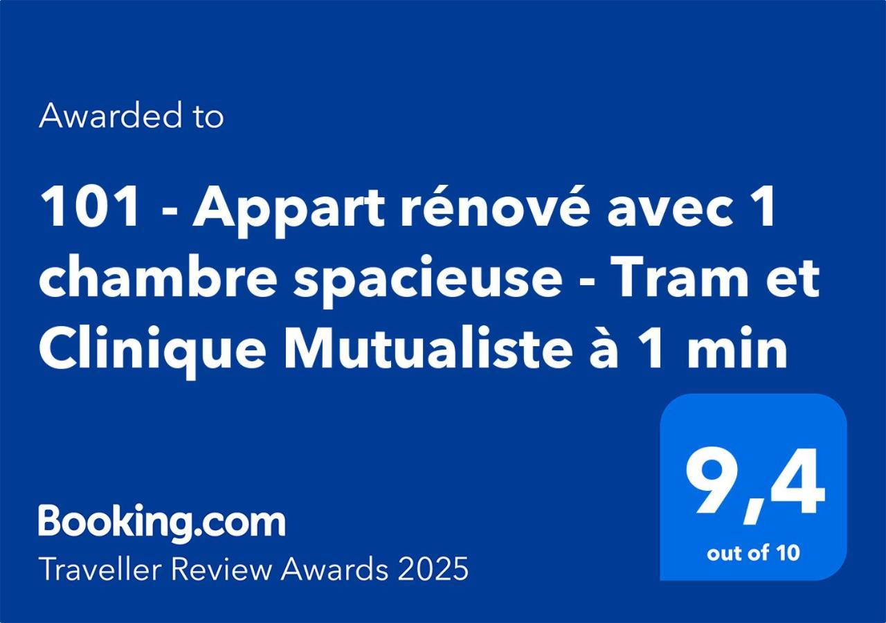 101 - Renove Avec 1 Spacieuse - Tram Et Clinique Mutualiste A 1 Min * Grenoble